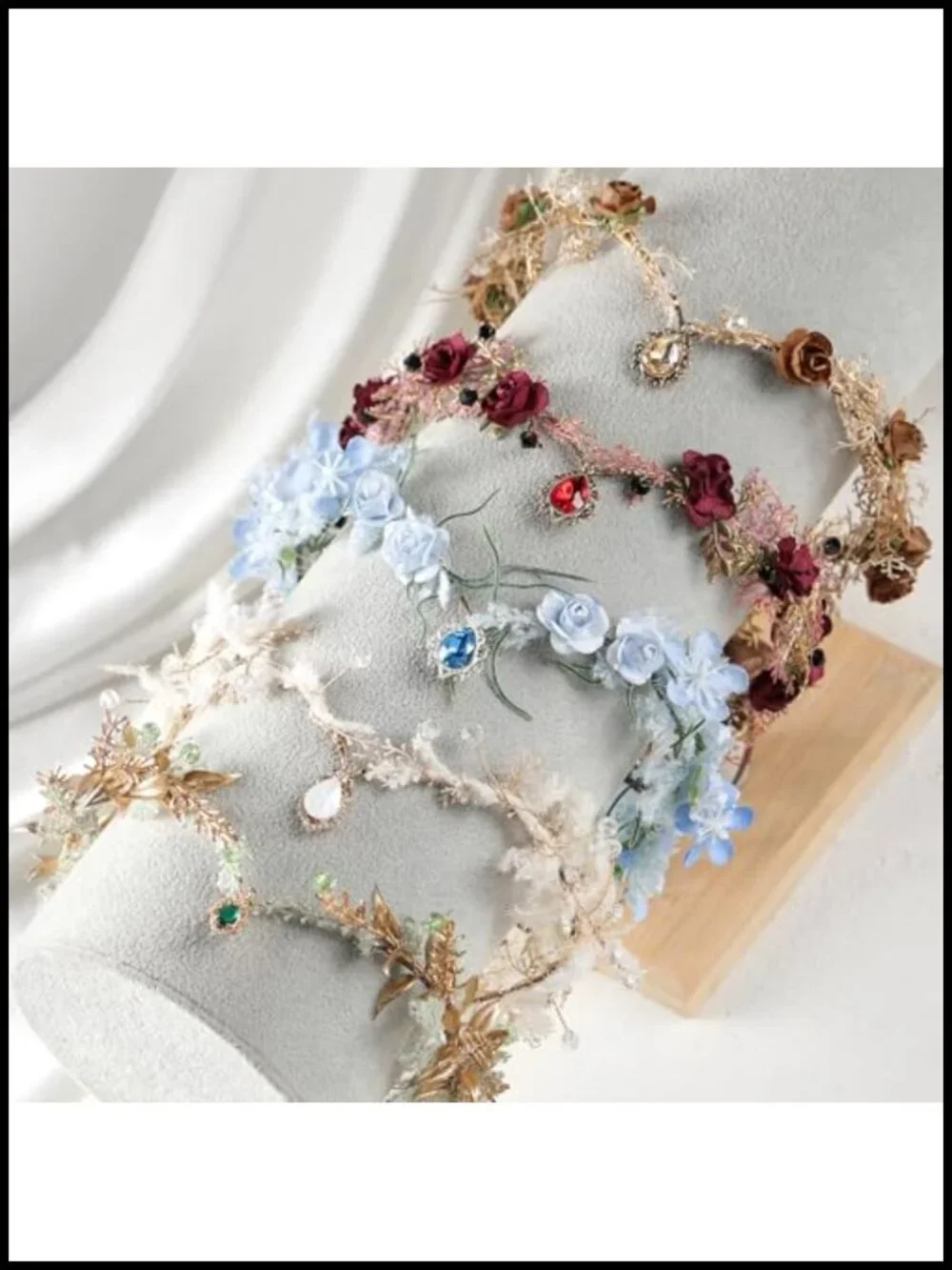 Fairy Flower Crown Woodland Elf Headpiece Cosplay Renaissance Faire Accessory